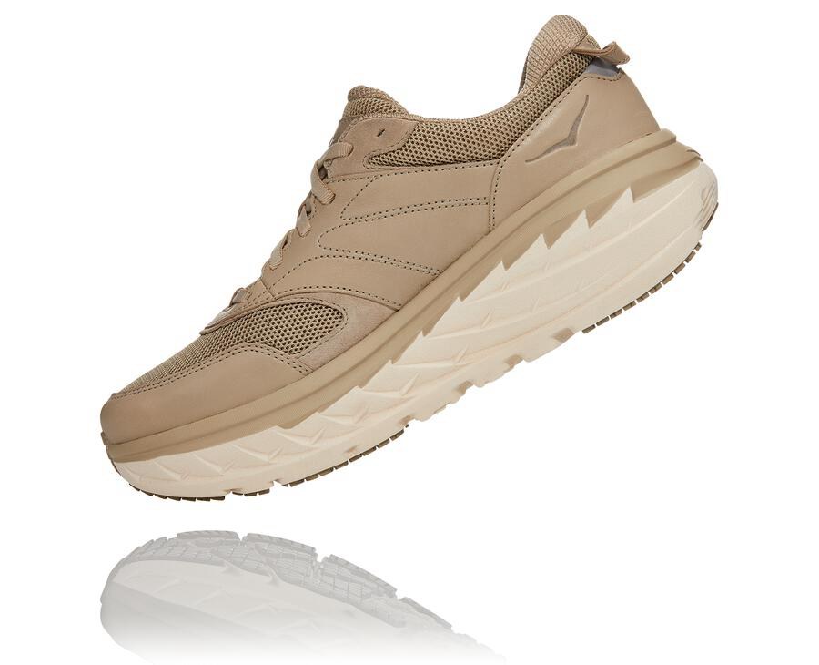 Running Shoes Mens - Hoka One One Bondi L - Brown - KSMNDYE-35